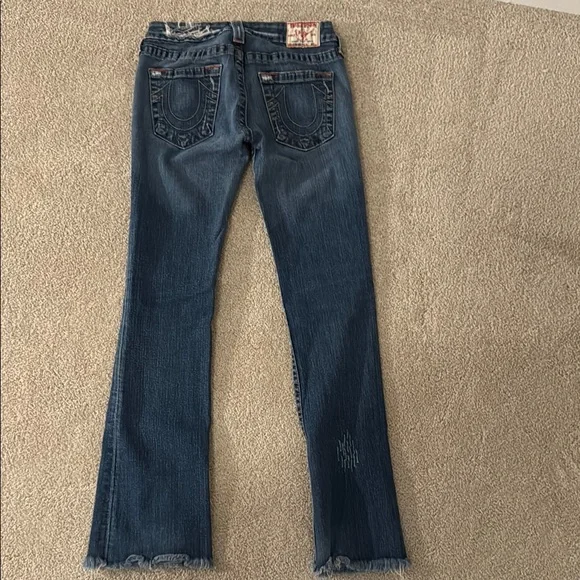True Religion Bobby Distressed Women's Jeans Size 28 - Picture 2 of 8
